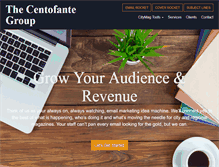 Tablet Screenshot of centofante.com